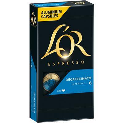 Capsules de café L'OR Ristretto Decaffeinato 10 Unités de 10.4 g