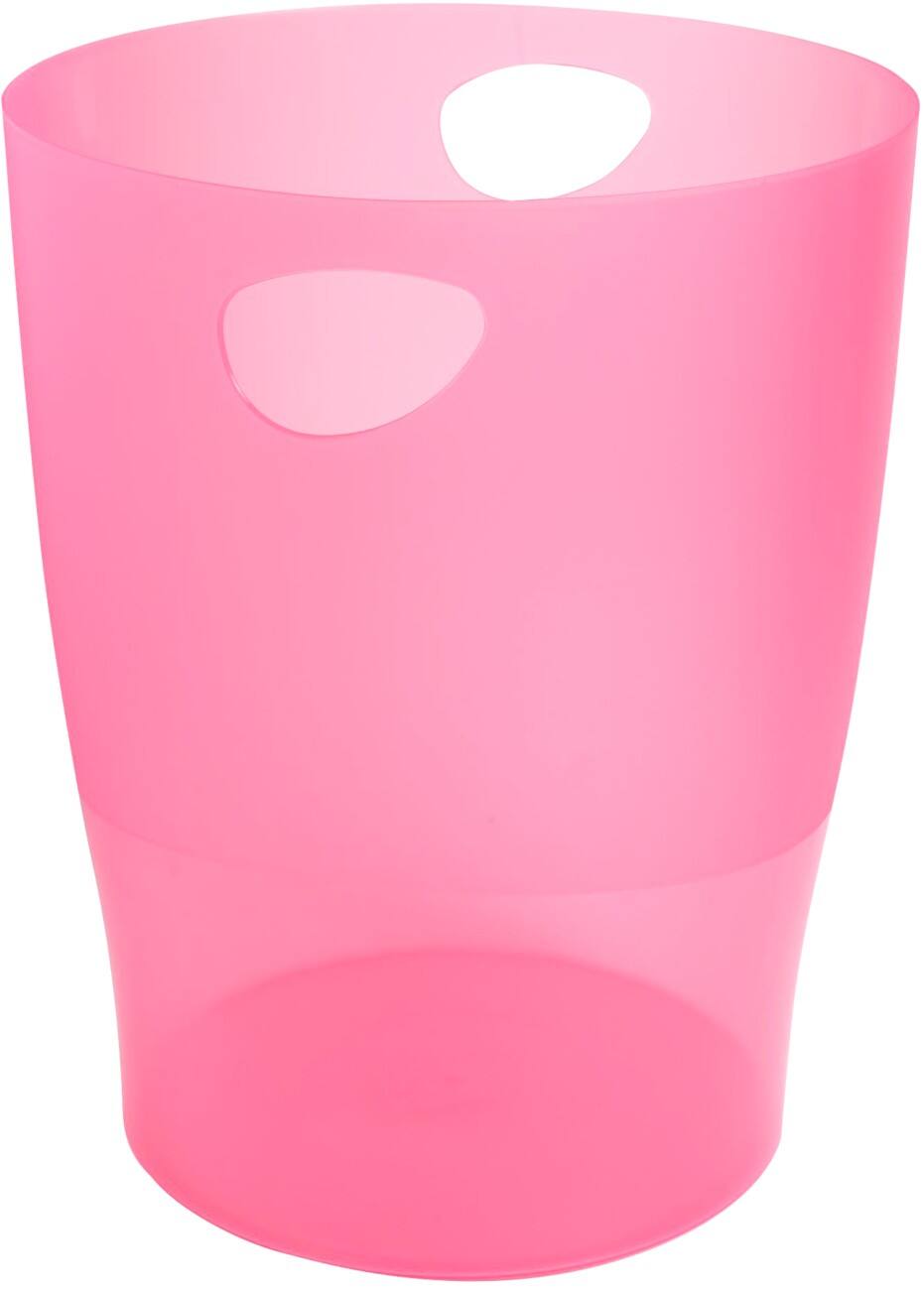Exacompta Prullenmand EcoBin 15L Polypropyleen Roze 26,3 x 26,3 x 33,5 cm