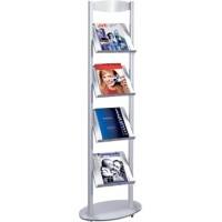 Kerkmann Sirius A4 Folderhouder Zilver 3473 420 (B) x 340 (D) x 1.550 (H) mm