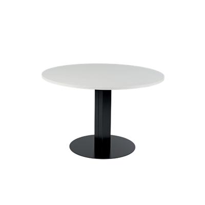 Vergader tafel Classic 120 cm wit-zwart