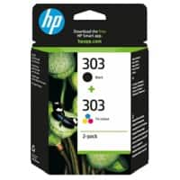 HP 303 originele inktcartridge 3YM92AE zwart, cyaan, magenta, geel multipak 2 stuks