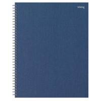 Cahier à spirale Office Depot Bleu marine A4+ Couverture rigide Quadrillé micro perforé 80 feuilles
