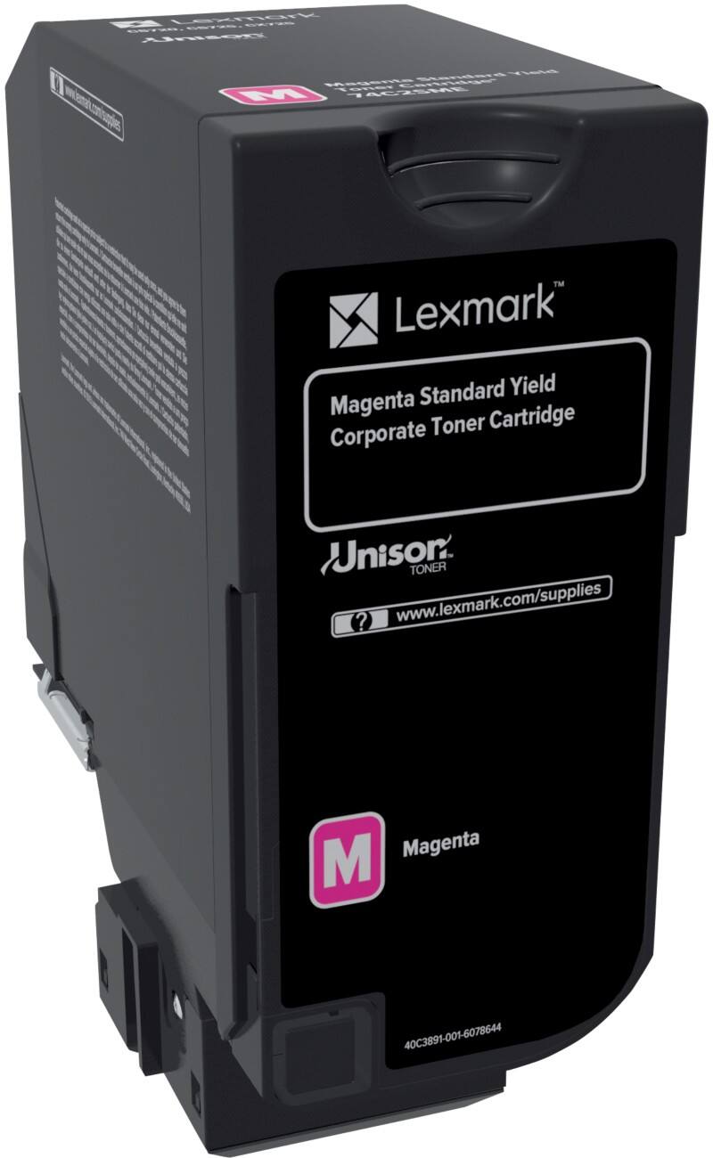 Toner 74C2SME D'origine Lexmark Magenta