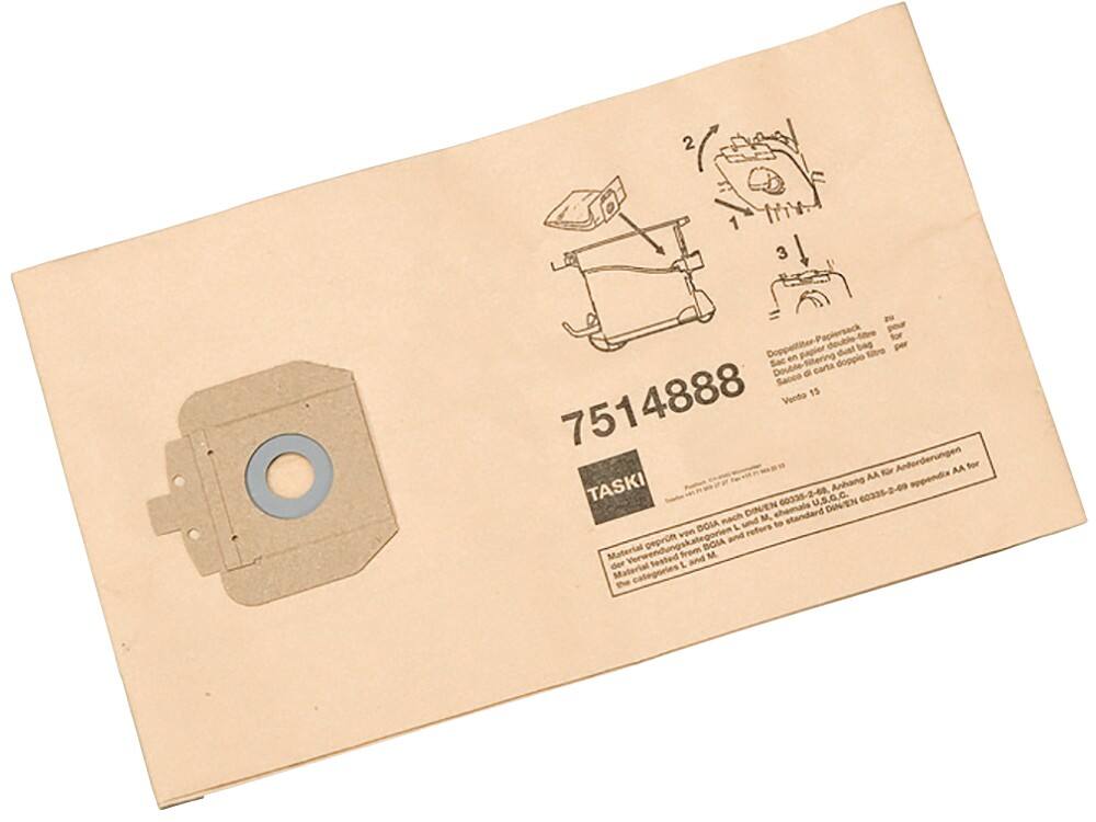 Sac pour aspirateur TASKI 7514888 Marron 15 l 10 Unités