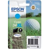 Cartouche jet d'encre Epson 34XL C13T34724010 D'origine Cyan