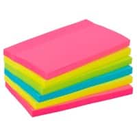 Viking Super Sticky Notes 127 x 76 mm Kleurenassortiment 6 blokken à 90 Vellen