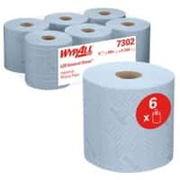 WYPALL Poetspapier L20 2-laags 6 Rollen à 380 Vellen Blauw