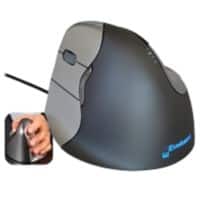 Souris BakkerElkhuizen Evoluent4 gaucher Noir, argenté