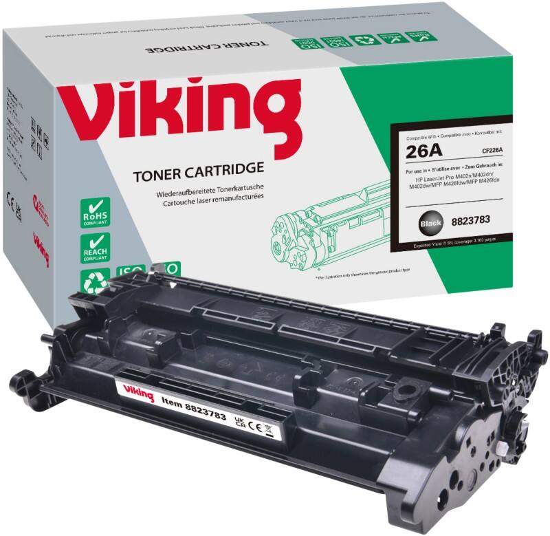 Toner Viking 26A compatible HP CF226A Noir