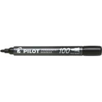 Pilot Super Grip 100 permanentmarker fijn ronde punt 1 mm zwart