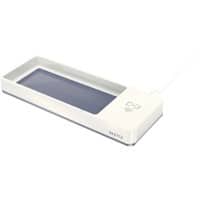 Organiseur de bureau avec chargeur Qi inductif Leitz WOW Dual Blanc, gris 26,6 x 10,1 x 2,8 cm