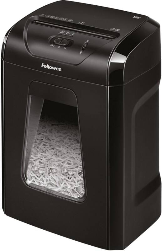 Destructeur de documents Fellowes Powershred 11 Feuilles Coupe croisée Niveau de sécurité P-4, T-4 19 L 12C