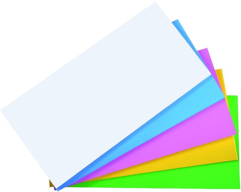 Legamaster Magic Chart notitieblok 7-159499 Blanco Kleurenassortiment 20 x 10 cm 500 stuks