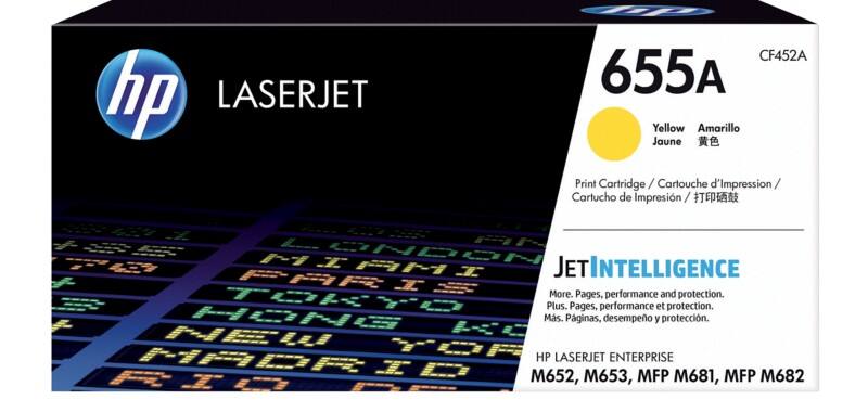 Toner HP 655A D'origine CF452A Jaune