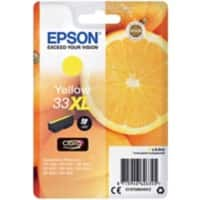 Cartouche jet d'encre Epson 33XL D'origine C13T33644012 Jaune