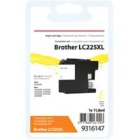 Office Depot LC225XLY compatibele Brother inktcartridge geel