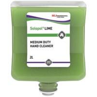 Recharge de savon pour les mains Deb Liquide Citron vert Blanc LIM2LT 4 unités de 2 L