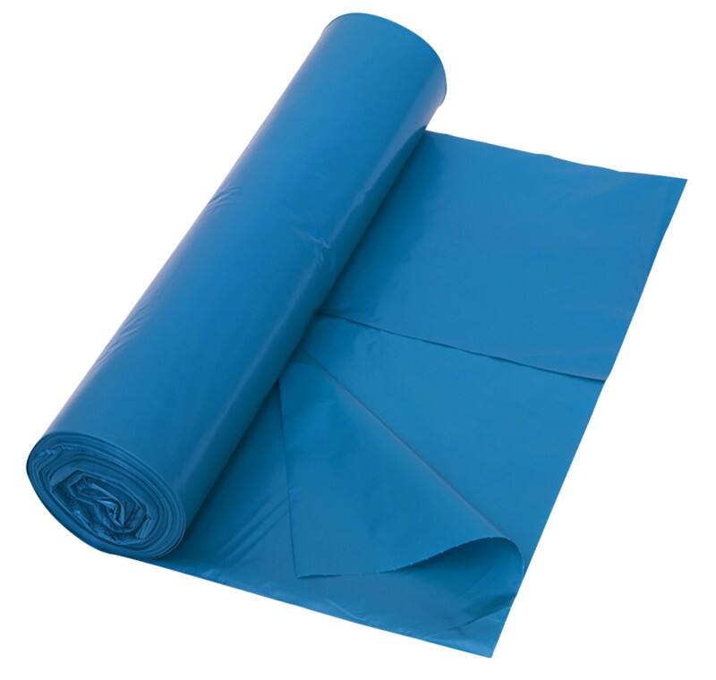 Sac-poubelle Déchets courants DEISS 240 L Bleu PEBD (Polyéthylène à basse densité) 42 microns 10 Unités